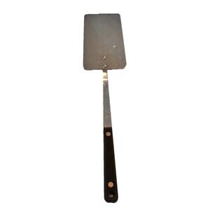 Vintage EKCO Flint 13.5" Black Handle Stainless Steel Vanadium Spatula, USA